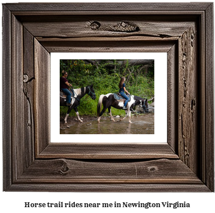 horse trail rides near me in Newington, Virginia